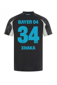 Bayer Leverkusen Granit Xhaka #34 Fotballdrakt Tredje Klær 2024-25 Korte ermer